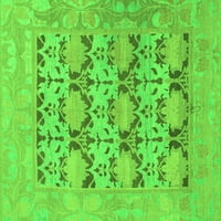 Ahgly Company Unutarnji kvadratni orijentalni zeleni prostirke, 3 'Trg