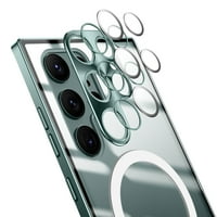 Torbica Dteck za Samsung Galaxy S22, Luksuzni metalni aluminij branik MagSafe Case Hibridni mat tvrdi torbica