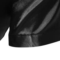 Ljetna košulja za slobodno vrijeme za muškarce ležerna jednobojna majica kratkih rukava s odbijenim ovratnikom