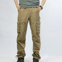 Muške teretne hlače širokog kroja s više džepova, radne vojne hlače, teretne hlače Na otvorenom, teretne hlače