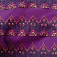 Pamučna tkanina od poplina s lišćem i cvjetnim printom, tkanina za šivanje širine inča