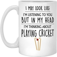 Poklon za kriket, krigla za kriket, smiješni pokloni za muškarce, njemu, mužu, dečku, tati, Pokloni za kriket,