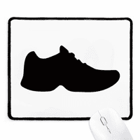 Muške crne sportske cipele obrisan uzorak mousepad zašiljen rub mat guma guma Gang jastučić