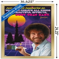 Bob Ross - zidni plakat 80s, 14.725 22.375