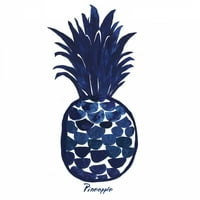Poster s Indigo ananasom Aimee Vilson