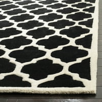 Ručno tkani tepih od bjelokosti u boji 9734