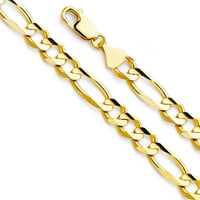 14-karatna ogrlica od žutog zlata od žutog zlata s kopčom za kandže jastoga