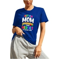 Majica s likom Majke heroja svjesne autizma, autističnog srca, Sina i kćeri