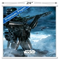 Zidni plakat Ratovi zvijezda: Rogue One-Storm u drvenom magnetskom okviru, 22.37534
