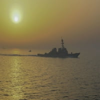 Galerijski plakat, USS čvrsti zalazak sunca