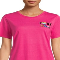 Ženska ljubav je ljubav grafička majica s kratkim rukavima