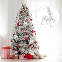 Božićni jelen s visokim potpeticama Anđeoski Privjesak maketa božićne scene viseći dekor