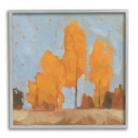 Stupell Industries jesen stabla sjajno narančasto lišće meko plavo nebo, 24, koje je dizajnirao Jacob Green
