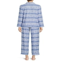 Pidžama Set dugih rukava s dugim rukavima s printom