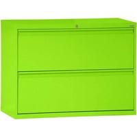 Sandusky Lee Series 36 2-ladica Full Pull Lateral File, Electric Green