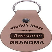 Najljepši privjesak za ključeve od bakine kože na svijetu izvrstan je poklon za Majčin dan, rođendan ili Božić