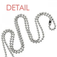 Privjesak u arapskom stilu s crno-bijelim uzorkom Vintage ogrlica srebrni nakit za ključeve