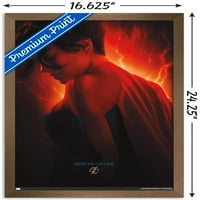 Strip film Flash Supergirl , zidni plakat s jednim listom, uokviren 14.72522.375