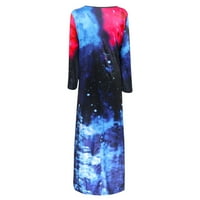 Ženska modna ležerna haljina s dugim rukavima s okruglim vratom s printom od 3 do 25 do 4487932