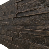 Ekena Millwork 49 W 1 2 H 1 4 d Acadia Ledge složeni kamen, kameni zidni ploča Stonewall Fau, Alder Creek
