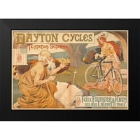 Thiriet, Henry Black Modern uokvireni muzejski umjetnički tisak pod nazivom - Dayton Cycles