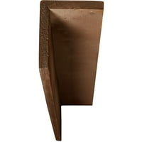 Ekena Millwork 10 W 8 h 20'l 2-strana gruba pilana Endurathane Fau Wood Strop Grep, prirodni pekan