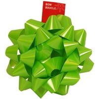 Papirni poklon lukovi, ekstra velik, 9 promjer, vapno zelena, 100pk