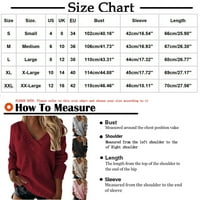 Rasprodaja džempera za žene Ženska Moda pleteni džemper s izrezom u obliku slova A i dugim rukavima Casual labavi