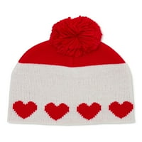 Valentinovo pom pom beanie