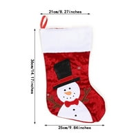 Božićne čarape božićne čarape poklon vrećice Božićni ukrasi ukrasi čarapa paket slatkiša