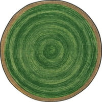 Osjećaj prirodnosti okruglog tepiha veličine 5'4 u boji bora
