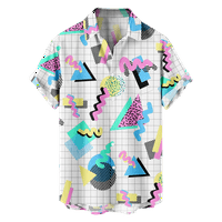 Majica za odrasle havajska košulja 80-ih i 90-ih godina prepoznatljiv Casual Top s atraktivnim dizajnom i grafikom
