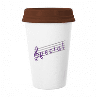 Posebno osoblje Spectrum glazbeni simbol šalica kava za piće staklena keramika CERAC šalica