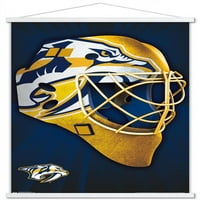 Nashville Predators - zidni plakat s maskom s magnetskim okvirom, 22.375 34
