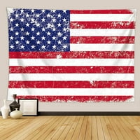 Gwong viseće deke zvijezde Star trake proslavite festival glatki američki zid tapiserije Viseći retro zastave