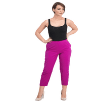 Alfani ženski trbuh kontrola gležnjača gležanj hlače ljubičasta 12