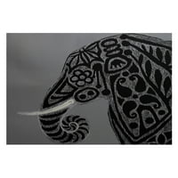 dizajnerska prostirka s tintom slona