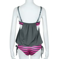 Kupaći kostim za žene bikini s prugastim remenom za spajanje kupaći kostimi-remen za kupanje
