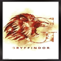 Čarobni svijet: Hari Potter - Zidni plakat s logotipom ilustrirane kuće Griffindor, 14.725 22.375