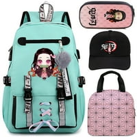 Postavite kawaii bookbag Demon Slayer Nezuko School Rockpack