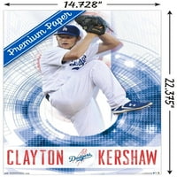 Zidni poster Los Angeles Dodgers - Cleiton Kershou, 14.725 22.375