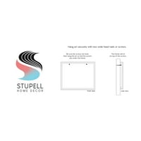 Stupell Industries United Standamo Dan neovisnosti Svečana američka zastava slika bijela uokvirena umjetnička