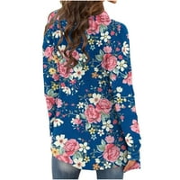 ; / Modni Ženski kardigan s dugim rukavima s cvjetnim printom gornja jakna