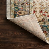 Mat Loloi II Isadora Oriental Sand Steel Area Rug