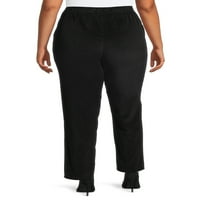 Samo moje veličine ženskog plus size rastežljive džepne hlače, dostupne u redovnoj i sitnoj duljini