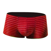 Muški boksači boksači klasično donje rublje u jednobojnoj crvenoj boji, 1 pakiranje