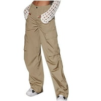 Ženski Ulični stil modni dizajn kombinezoni s više džepova sportske hlače niskog struka