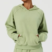 Proljetna odjeća za žene modna kapuljača dugih rukava s kapuljačom jeseni trendov trendi pulover plus veličine