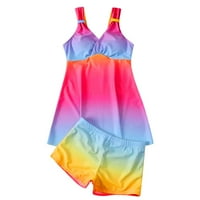 Ženska odjeća za plažu Tankini odvojeni kupaći kostim ženski Bikini ljetna suknja visokog struka gradijentne bokserice