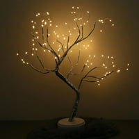20 Bonsai stolno svjetlo sa LED stolnom lampom Uradi Sam, ukras za božićno drvce od umjetnog svjetla Uradi Sam